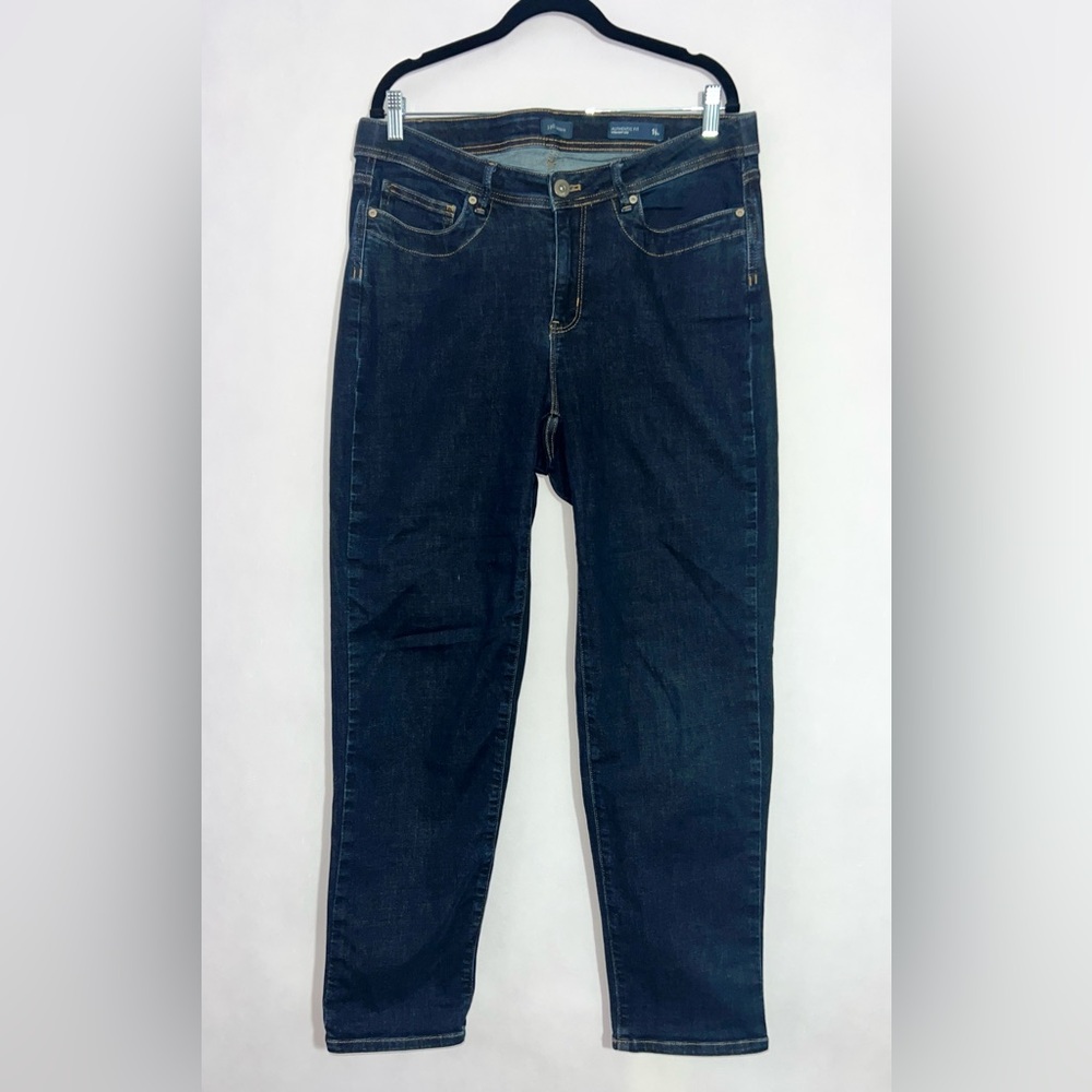 J Jill‎ Dark Wash Blue Denim Jeans - Authentic Fit - Straight Leg size 16R